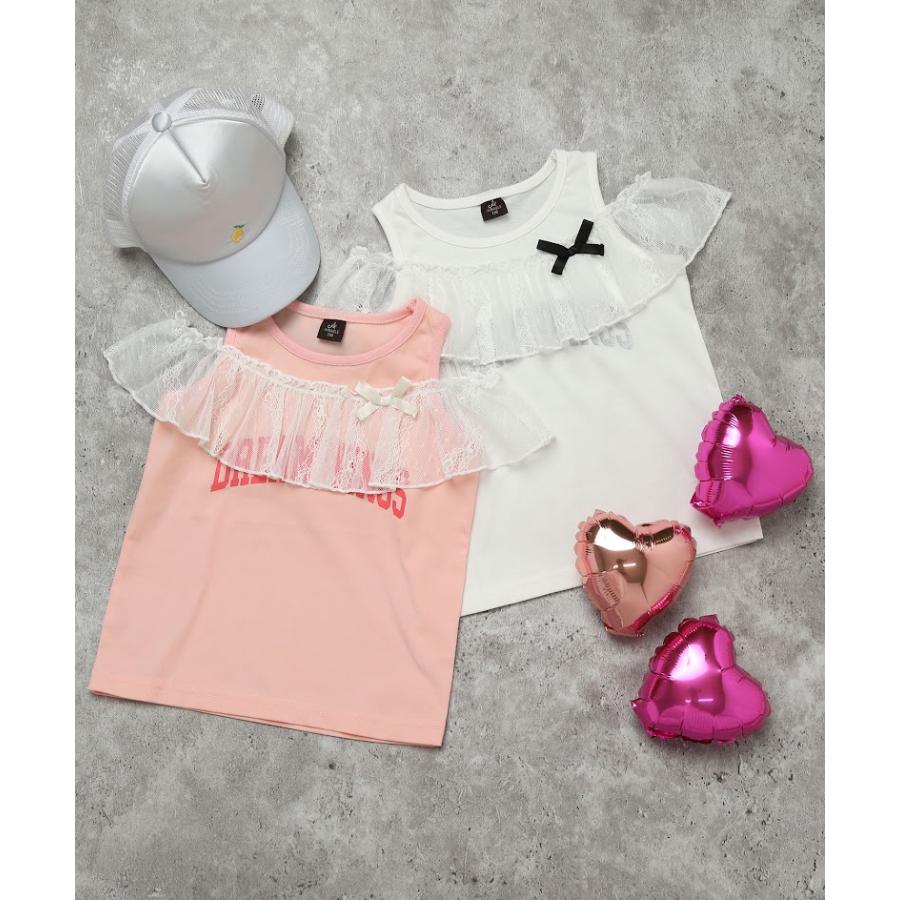 エマーブル AIMABLE リボン チュール 半袖 Tシャツ ( 100 110 120 130 140 ) 子ども服 女の子 キッズ | AIMABLE | 07