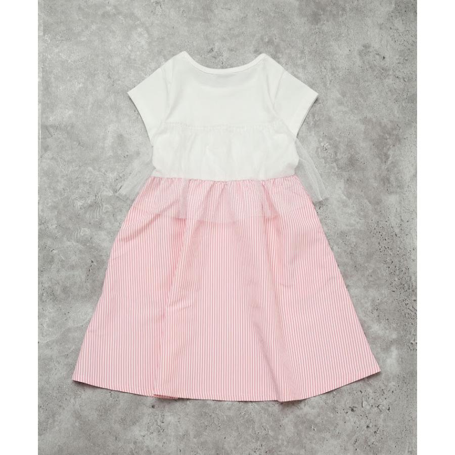 エマーブル AIMABLE 【さくらんぼ／ドッキング】ストライプチュールワンピース ( 100 110 120 130 140 ) 子ども服 女の子 | AIMABLE | 06