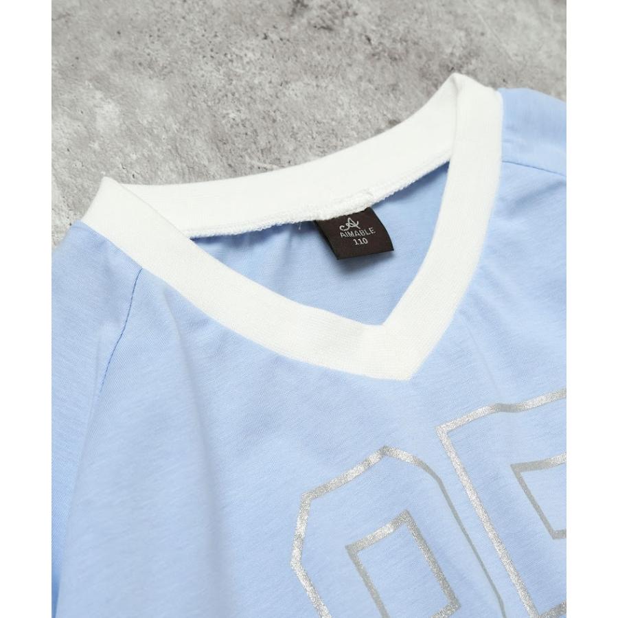 エマーブル AIMABLE 【カレッジ風】ナンバリングロゴチェックプリーツワンピース ( 100 110 120 130 140 ) 子ども服 女の子 | AIMABLE | 08