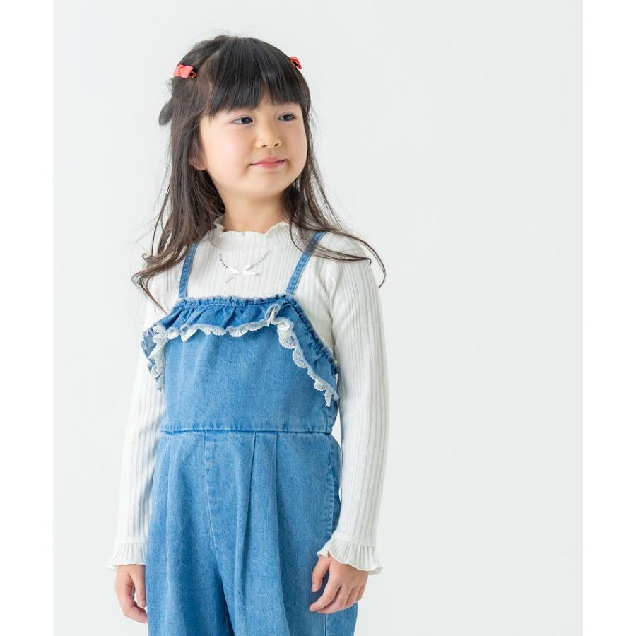 ●50％OFFセール●エマーブル AIMABLE ビジューネックレス ハイネックカットソー ( 100 110 120 130 140 ) 子ども服 キッズ 小学生　アウトレット　セール | DILASH | 08