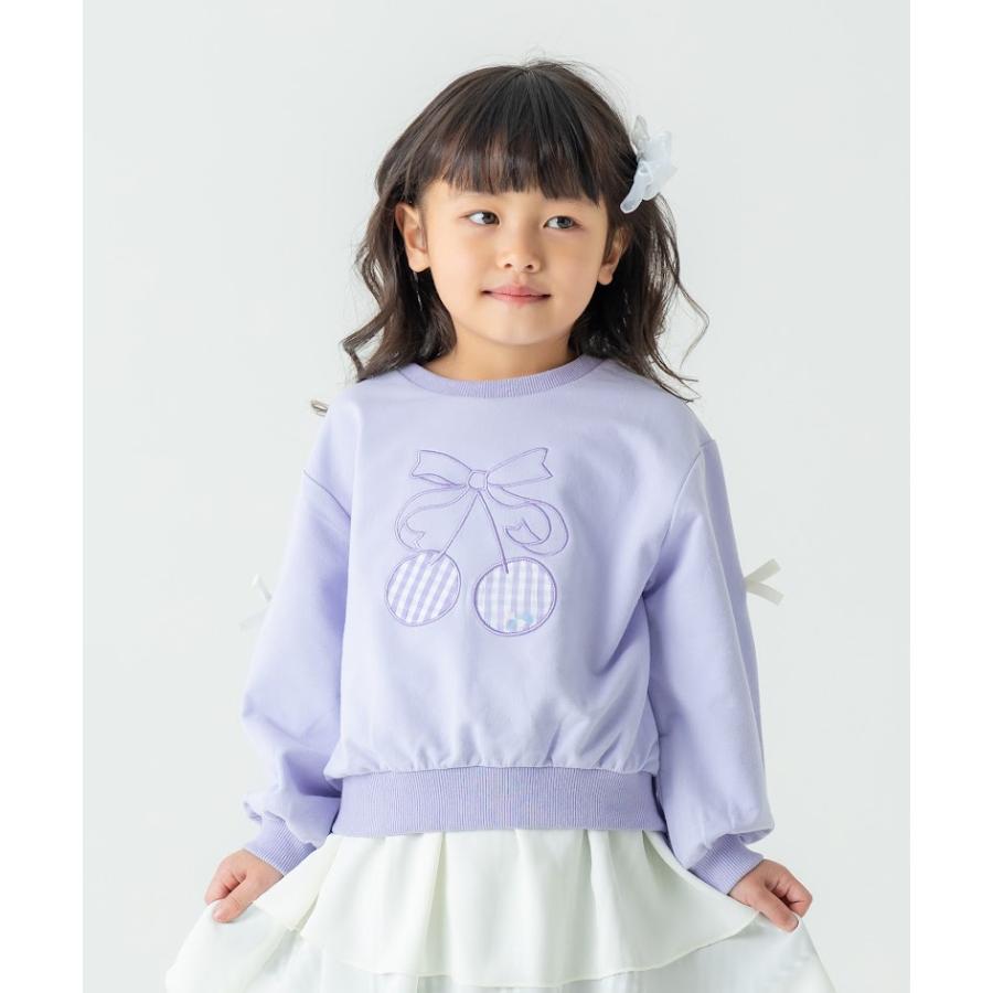 エマーブル AIMABLE ビビッグチェリートレーナー（裏毛） ( 100 110 120 130 140 ) 子ども服 キッズ 小学生 女の子 | DILASH | 13