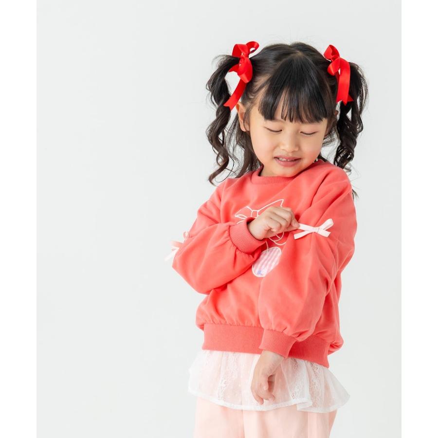 エマーブル AIMABLE ビビッグチェリートレーナー（裏毛） ( 100 110 120 130 140 ) 子ども服 キッズ 小学生 女の子 | DILASH | 16