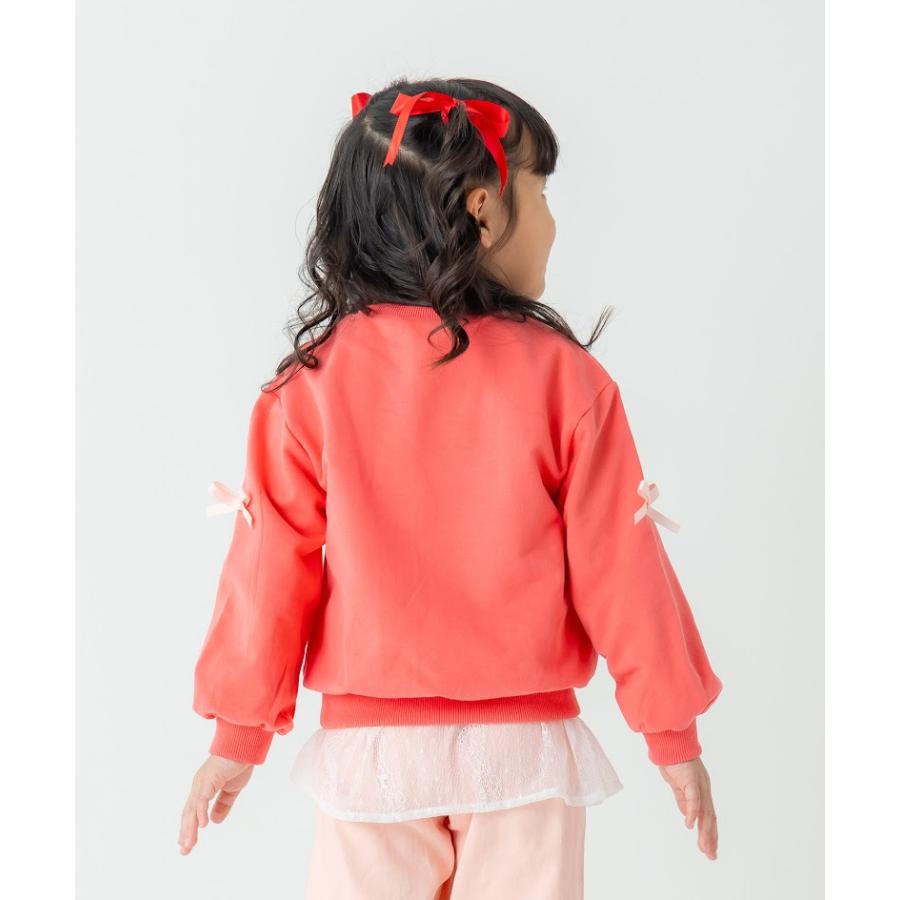 エマーブル AIMABLE ビビッグチェリートレーナー（裏毛） ( 100 110 120 130 140 ) 子ども服 キッズ 小学生 女の子 | DILASH | 18