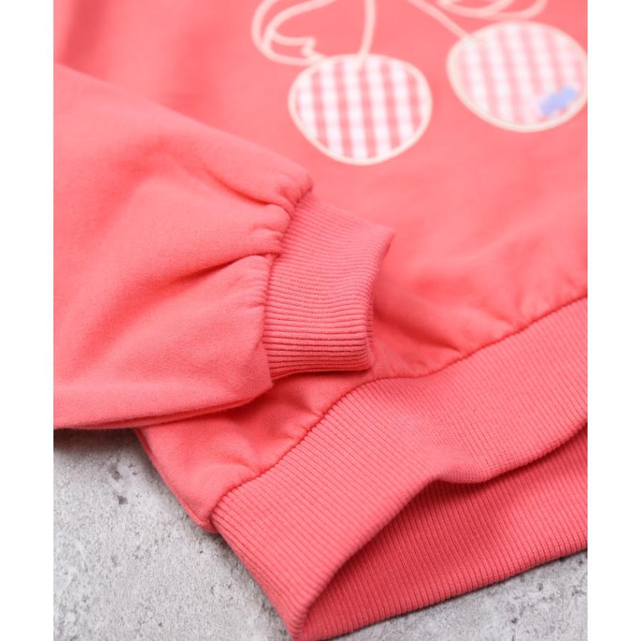 エマーブル AIMABLE ビビッグチェリートレーナー（裏毛） ( 100 110 120 130 140 ) 子ども服 キッズ 小学生 女の子 | DILASH | 08