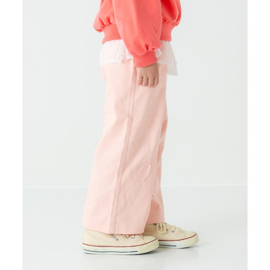 エマーブル AIMABLE ハートパッチワークパンツ ( 100 110 120 130 140 ) 子ども服 キッズ 小学生 女の子 長ズボン | DILASH | 10