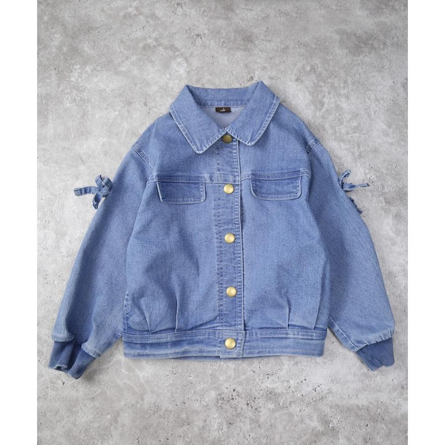 エマーブル AIMABLE デニムジャケット ( 100 110 120 130 140 ) 子ども服 キッズ 小学生 女の子 | DILASH | 02