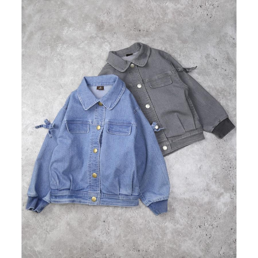 エマーブル AIMABLE デニムジャケット ( 100 110 120 130 140 ) 子ども服 キッズ 小学生 女の子 | DILASH | 05