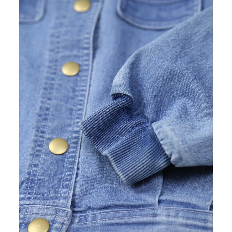 エマーブル AIMABLE デニムジャケット ( 100 110 120 130 140 ) 子ども服 キッズ 小学生 女の子 | DILASH | 07