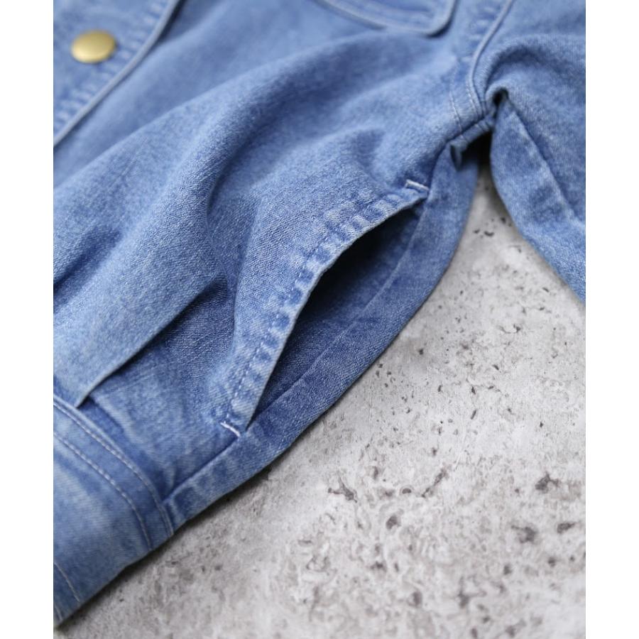 エマーブル AIMABLE デニムジャケット ( 100 110 120 130 140 ) 子ども服 キッズ 小学生 女の子 | DILASH | 09