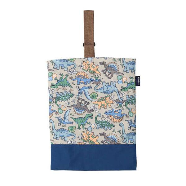 ●30％OFFセール●ラスト1点●キッズフォーレ　Kids Foret　はたらく車・恐竜　総柄シューズケース アウトレット | Kids Foret | 01