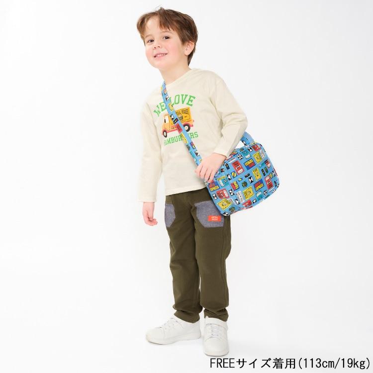 フォーレ　Kids Foret　JR新幹線電車総柄通園バック /丸高衣料 JRコラボ 子ども 男の子   入園 通園 かばん ショルダーバッグ 子鉄 車両 電鉄 | Kids Foret | 01