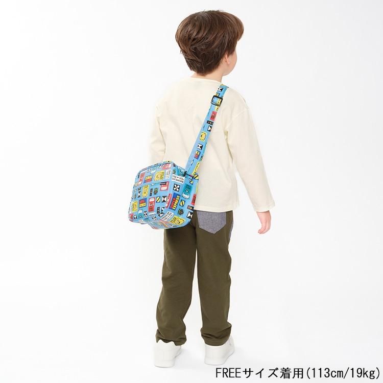 フォーレ　Kids Foret　JR新幹線電車総柄通園バック /丸高衣料 JRコラボ 子ども 男の子   入園 通園 かばん ショルダーバッグ 子鉄 車両 電鉄 | Kids Foret | 02