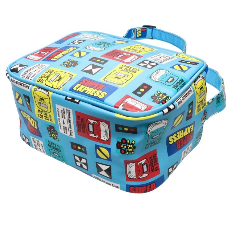 フォーレ　Kids Foret　JR新幹線電車総柄通園バック /丸高衣料 JRコラボ 子ども 男の子   入園 通園 かばん ショルダーバッグ 子鉄 車両 電鉄 | Kids Foret | 08