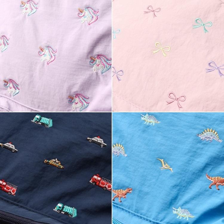 キッズフォーレ Kids Foret ユニコーン リボン 働く車 恐竜 刺繍リュック ( 10L 15L ) 小学生 キッズ 通学 鞄 かばん バッグ リュックサック | Kids Foret | 12