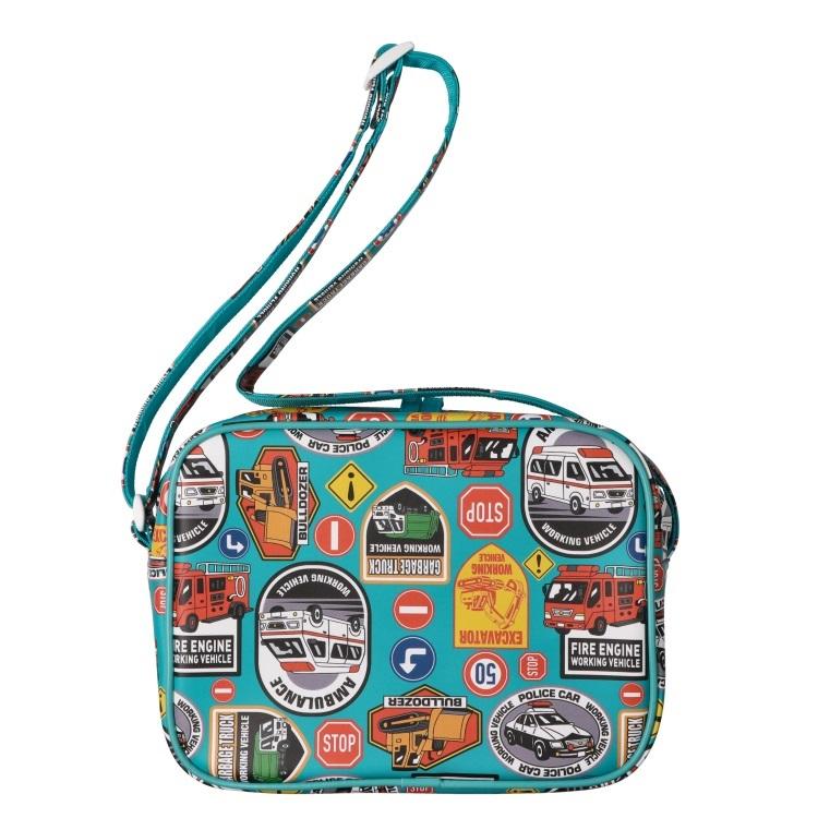 キッズフォーレ Kids Foret 働く車・恐竜総柄通園バッグ　( FREE ) キッズ 幼稚園 保育園 男の子 鞄 かばん バッグ | Kids Foret | 03