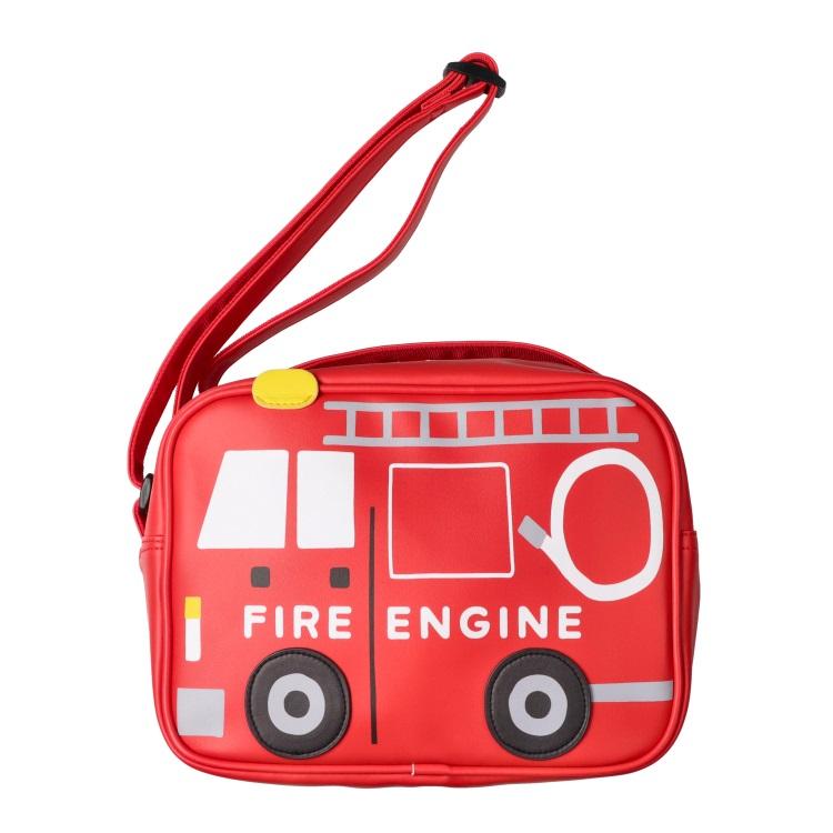 キッズフォーレ Kids Foret パトカー・消防車立体通園バッグ ( F ) 男の子 キッズ 鞄 かばん バッグ  幼稚園 保育園 ポケット付き | Kids Foret | 02