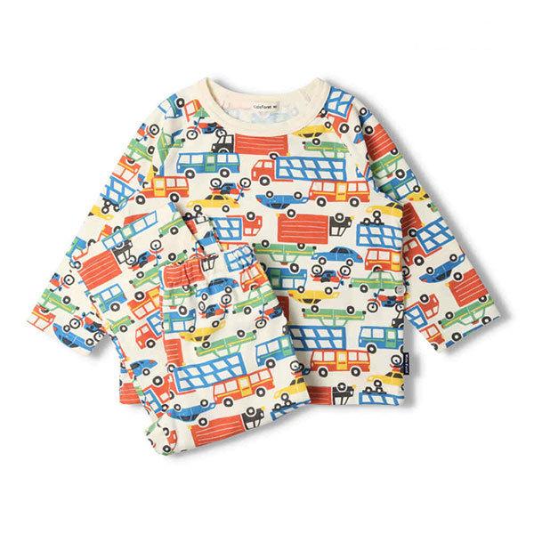 キッズフォーレ　Kids Foret　車総柄長袖パジャマ(90cm・100cm・110cm・120cm・130cm・140cm） | Kids Foret | 01
