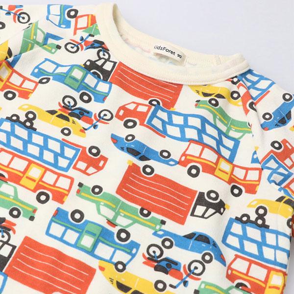 キッズフォーレ　Kids Foret　車総柄長袖パジャマ(90cm・100cm・110cm・120cm・130cm・140cm） | Kids Foret | 03