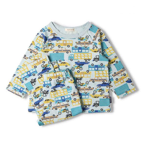 キッズフォーレ　Kids Foret　車総柄長袖パジャマ(90cm・100cm・110cm・120cm・130cm・140cm） | Kids Foret | 07