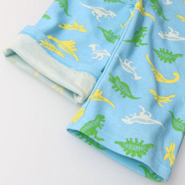 ●40％OFFセール●キッズフォーレ　Kids Foret　恐竜柄長袖長袖パジャマ(90cm）アウトレット ルームウェア | Kids Foret | 08