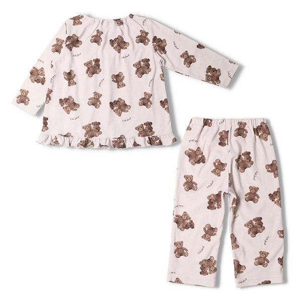 ●1000円均一セール●キッズフォーレ　Kids Foret　くま柄長袖パジャマ(100・110・120）幼児 キッズ アウトレット | Kids Foret | 03