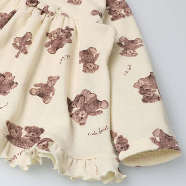 ●1000円均一セール●キッズフォーレ　Kids Foret　くま柄長袖パジャマ(100・110・120）幼児 キッズ アウトレット | Kids Foret | 06