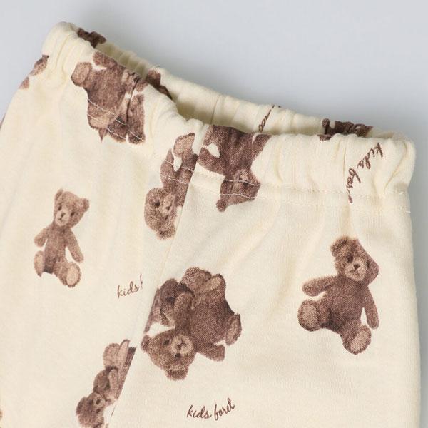 ●1000円均一セール●キッズフォーレ　Kids Foret　くま柄長袖パジャマ(100・110・120）幼児 キッズ アウトレット | Kids Foret | 07
