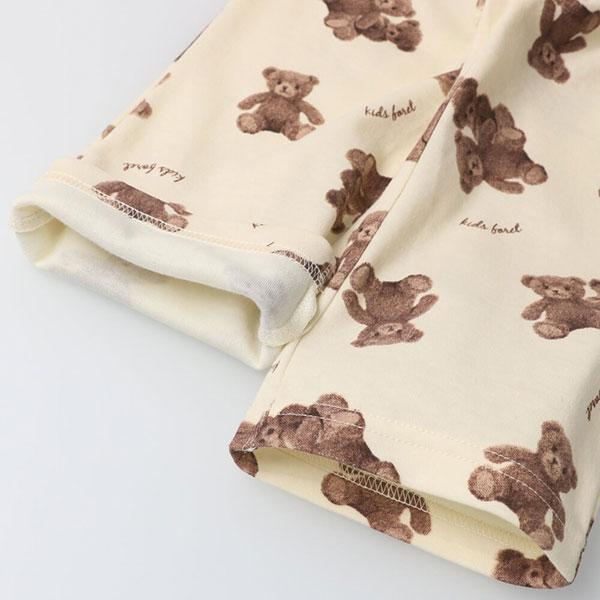 ●1000円均一セール●キッズフォーレ　Kids Foret　くま柄長袖パジャマ(100・110・120）幼児 キッズ アウトレット | Kids Foret | 08