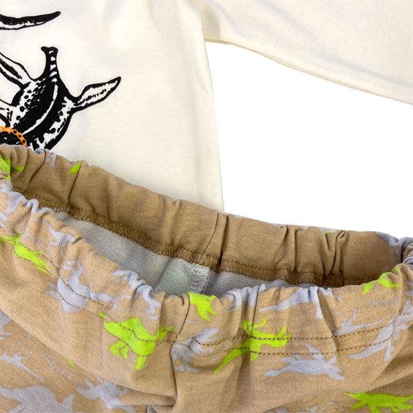 ●40％OFFセール●キッズフォーレ　Kids Foret　恐竜柄ワンマイルウェア　長袖パジャマ(90cm）アウトレット ルームウェア 寝巻 | Kids Foret | 07