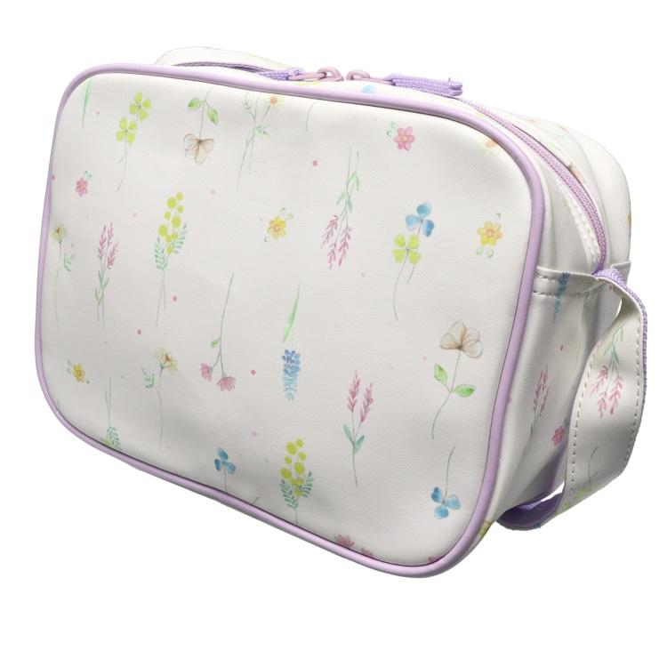 キッズフォーレ　Kids Foret　お花・うさぎ総柄通園バッグ /丸高衣料  子ども 女の子 幼稚園 保育園 入園 通園 かばん ショルダーバッグ かわいい | Kids Foret | 02