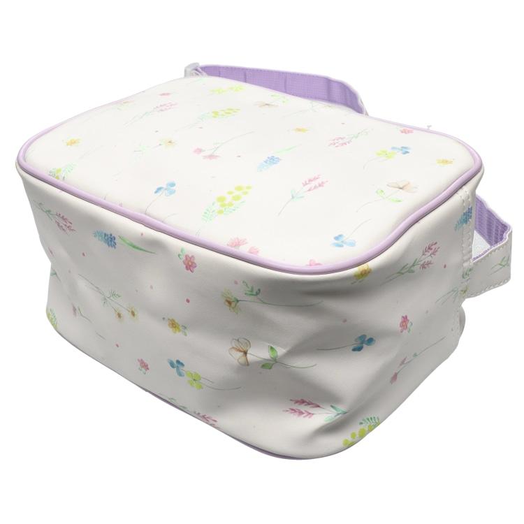 キッズフォーレ　Kids Foret　お花・うさぎ総柄通園バッグ /丸高衣料  子ども 女の子 幼稚園 保育園 入園 通園 かばん ショルダーバッグ かわいい | Kids Foret | 06