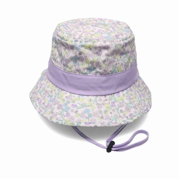 ●30％OFFセール●キッズフォーレ　Kids Foret　花柄 総柄 撥水 UVカット 加工 ハット 帽子　( 50cm 52cm 54cm 56cm ）アウトレット | Kids Foret | 02