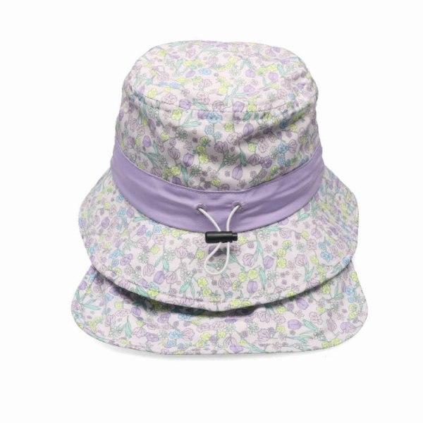 ●30％OFFセール●キッズフォーレ　Kids Foret　花柄 総柄 撥水 UVカット 加工 ハット 帽子　( 50cm 52cm 54cm 56cm ）アウトレット | Kids Foret | 03