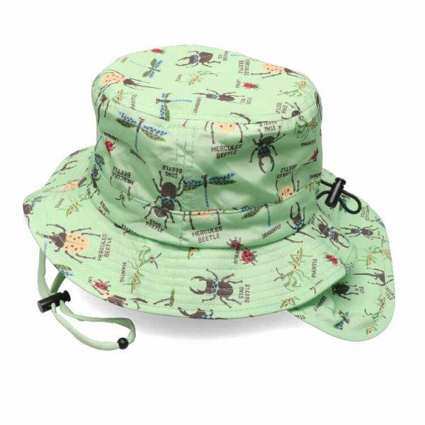 ●30％OFFセール●キッズフォーレ　Kids Foret　昆虫柄　恐竜柄 撥水 UVカット ハット 帽子(50・52・54・56）アウトレット | Kids Foret | 01