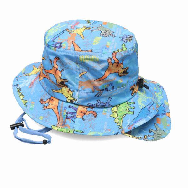 ●30％OFFセール●キッズフォーレ　Kids Foret　昆虫柄　恐竜柄 撥水 UVカット ハット 帽子(50・52・54・56）アウトレット | Kids Foret | 02