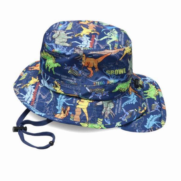 ●30％OFFセール●キッズフォーレ　Kids Foret　昆虫柄　恐竜柄 撥水 UVカット ハット 帽子(50・52・54・56）アウトレット | Kids Foret | 03