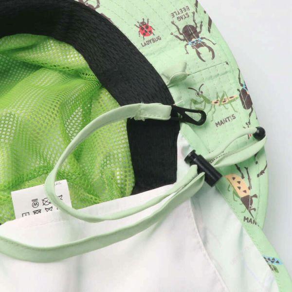 ●30％OFFセール●キッズフォーレ　Kids Foret　昆虫柄　恐竜柄 撥水 UVカット ハット 帽子(50・52・54・56）アウトレット | Kids Foret | 08
