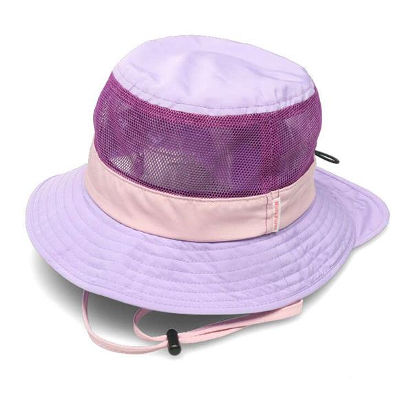 ●30％OFFセール●キッズフォーレ　Kids Foret　日よけたれ付き メッシュ 切替 撥水 ハット 帽子 ( 50cm 52cm 54cm 56cm ）アウトレット | Kids Foret | 05