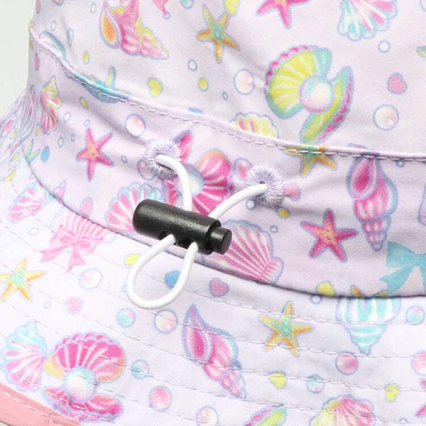 ●30％OFFセール●キッズフォーレ　Kids Foret　日よけたれ付き　総柄　撥水　ハット　帽子　( 50cm 52cm 54cm 56cm ）アウトレット | Kids Foret | 09