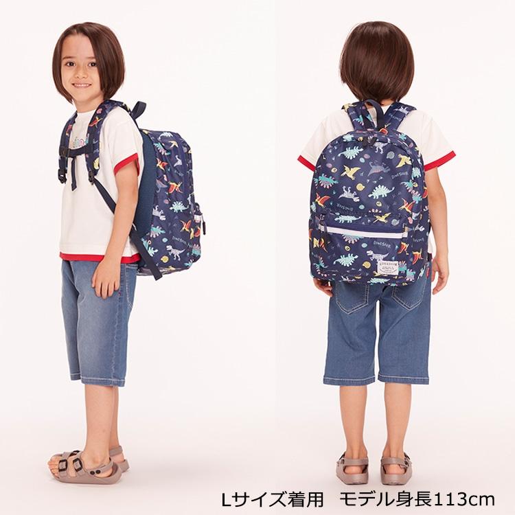 キッズフォーレ　Kids Foret　恐竜・ユニコーン総柄撥水加工リュック　通園バッグ（L・LL） | Kids Foret | 12