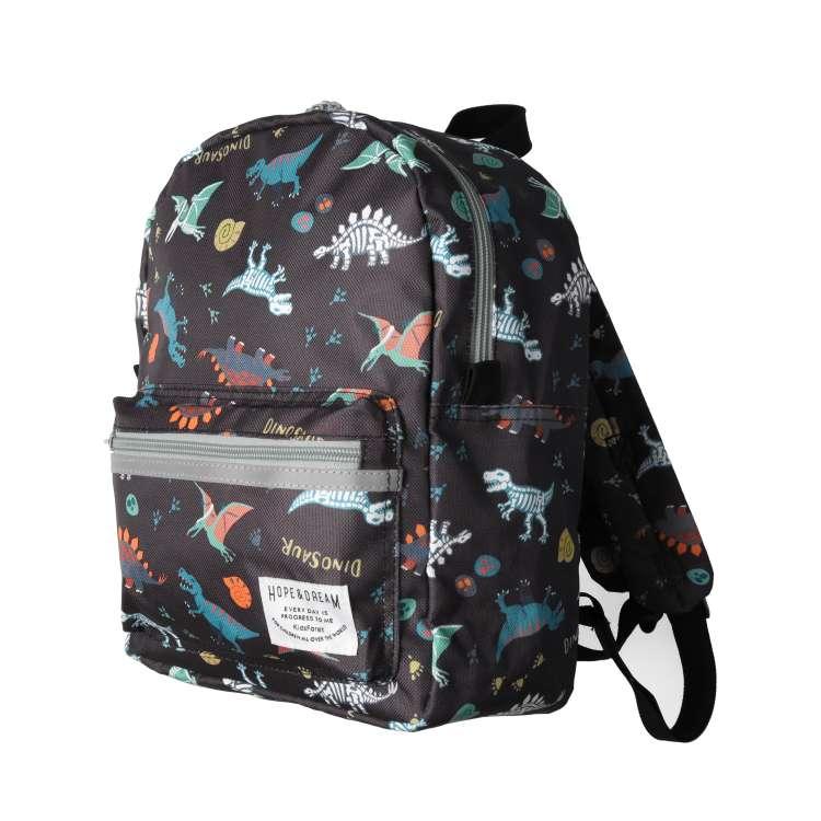 キッズフォーレ　Kids Foret　恐竜・ユニコーン総柄撥水加工リュック　通園バッグ（L・LL） | Kids Foret | 01