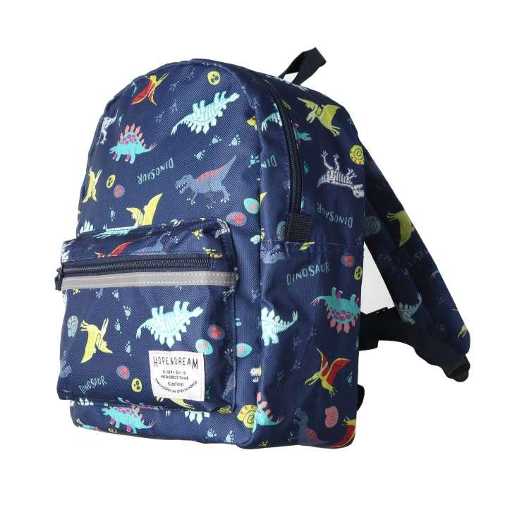 キッズフォーレ　Kids Foret　恐竜・ユニコーン総柄撥水加工リュック　通園バッグ（L・LL） | Kids Foret | 03