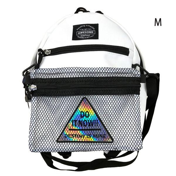 ●40％OFFセール●キッズフォーレ　Kids Foret　サコッシュ付きリュックサック（M・L）　アウトレット 通園 男の子 女の子 | Kids Foret | 05