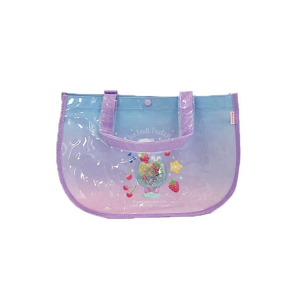 ●30％OFFセール●キッズフォーレ　Kids Foret　スパンコール付きプールバッグ　ビニールバッグ（Free）アウトレット セール 女の子 プール スイミング かばん | Kids Foret | 05