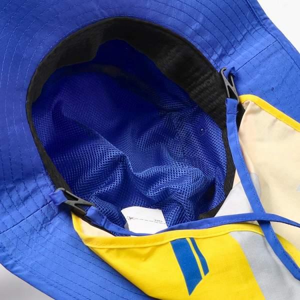 キッズフォーレ　Kids Foret　JR新幹線電車 プリント 撥水　ハット 帽子 日よけ付き　( 50cm 52cm 54cm 56cm ）ドクターイエロー こまち はやぶさ  電車 | Kids Foret | 10