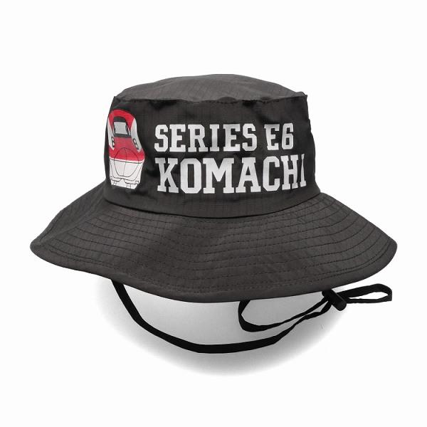 キッズフォーレ　Kids Foret　JR新幹線電車 プリント 撥水　ハット 帽子 日よけ付き　( 50cm 52cm 54cm 56cm ）ドクターイエロー こまち はやぶさ  電車 | Kids Foret | 04