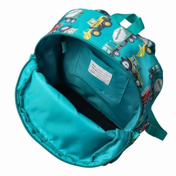 キッズフォーレ　Kids Foret　さくらんぼ　働く車　総柄リュック　（Mサイズ　10L　Lサイズ　15L）リュックサック　女の子　男の子　10リットル　15リットル | Kids Foret | 12