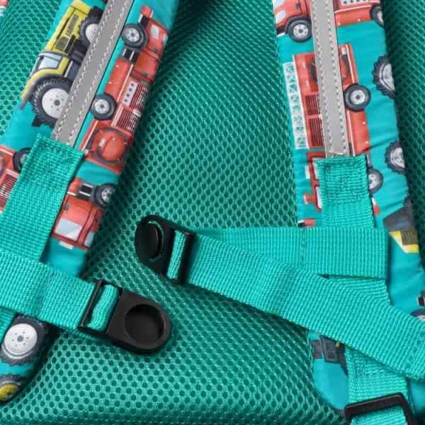 キッズフォーレ　Kids Foret　さくらんぼ　働く車　総柄リュック　（Mサイズ　10L　Lサイズ　15L）リュックサック　女の子　男の子　10リットル　15リットル | Kids Foret | 14