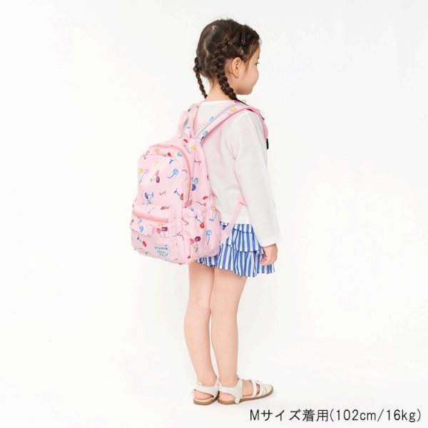 キッズフォーレ　Kids Foret　さくらんぼ　働く車　総柄リュック　（Mサイズ　10L　Lサイズ　15L）リュックサック　女の子　男の子　10リットル　15リットル | Kids Foret | 01