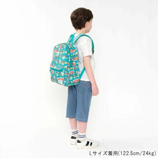 キッズフォーレ　Kids Foret　さくらんぼ　働く車　総柄リュック　（Mサイズ　10L　Lサイズ　15L）リュックサック　女の子　男の子　10リットル　15リットル | Kids Foret | 03